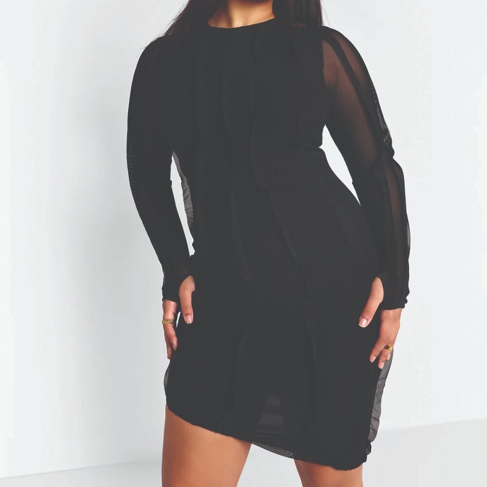 Rebdolls 2x Asymmetrical Mini Bodycon Dress